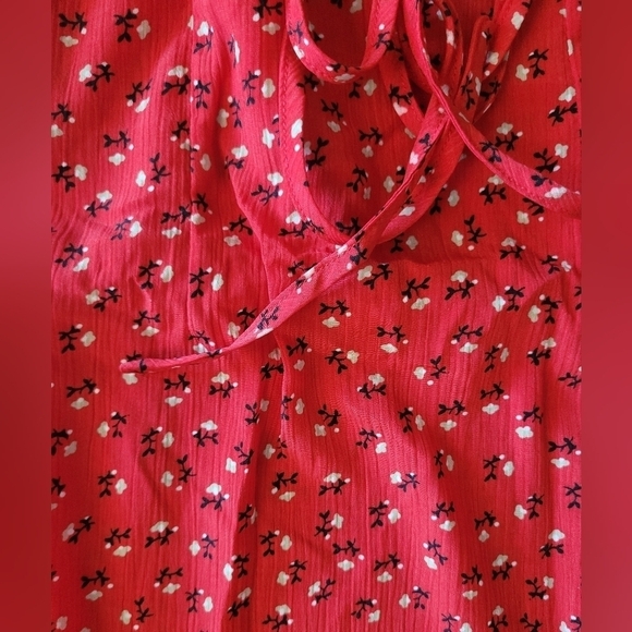 Princess Polly Red Floral Rustic Dress - Picture 2 of 2